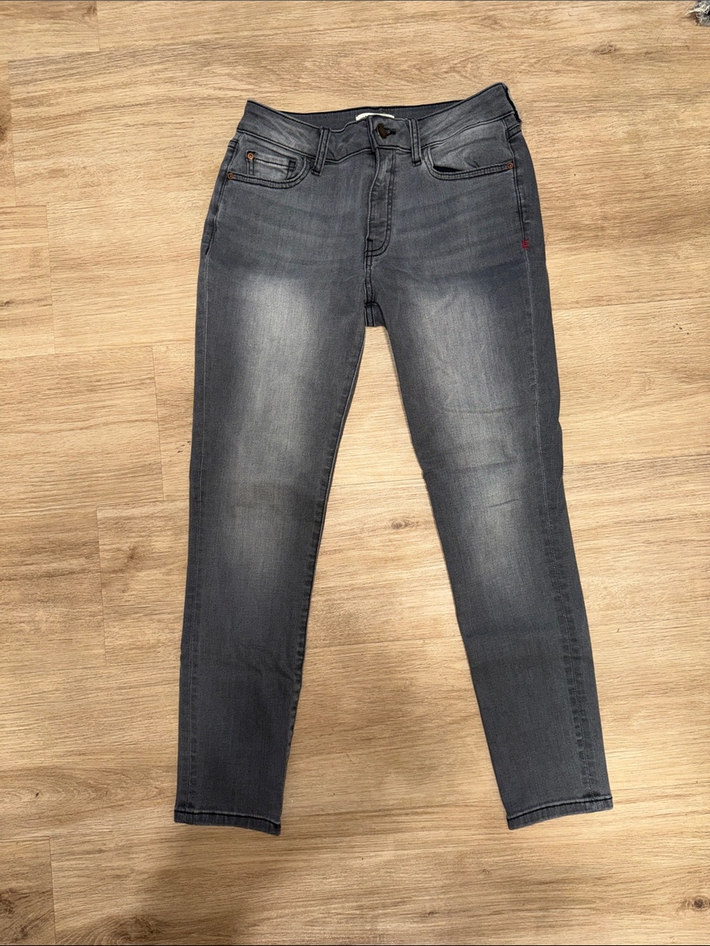 Warp + Weft Gray New York City Skinny Jeans